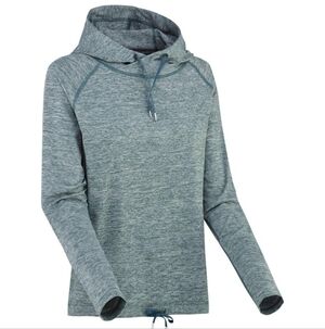 Kari Traa Stine Long Sleeve Hoodie Women's Size Small Green Athletic Base Layer